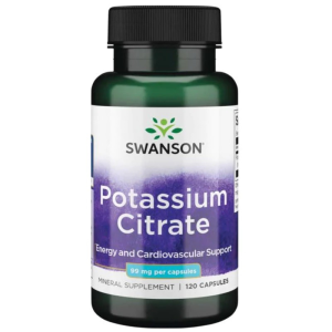 Cytrynian Potasu 99mg 120 kaps.