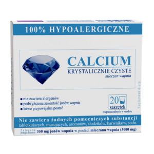Calcium krystaliczne czyste 20 saszetek