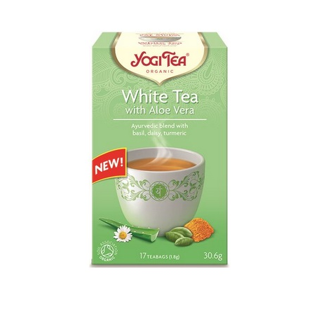 YOGI Herbata biała z aloesem BIO 17x1,8g(23%)