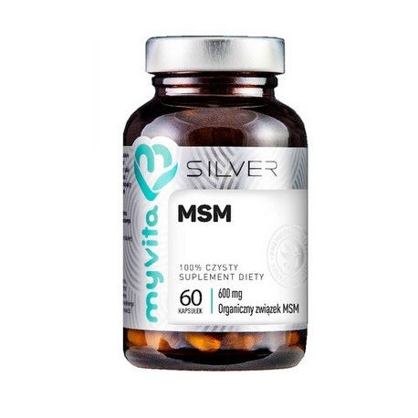 Silver Pure 100% MSM 600mg 60 kaps.