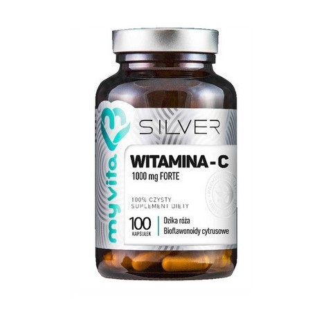 Silver Pure 100% Witamina C 1000mg 100 kaps.