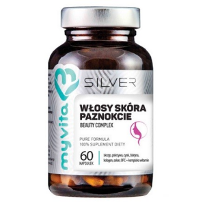 Silver Pure100% Włosy, skóra, paznokcie 60 kaps.