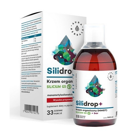 Silidrop+ Bor Krzem organiczny Silicium G5 500ml