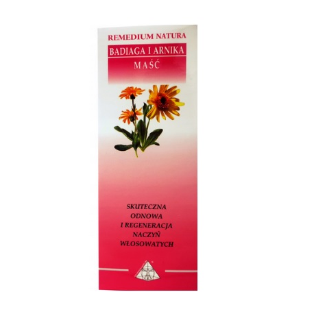 Maść Arnika i Badiaga 100ml ,Remedium Natura