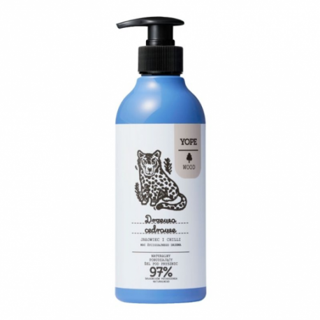 Naturalny żel pod prysznic Drzewo Cedrowe, jałowiec i chilli 400ml