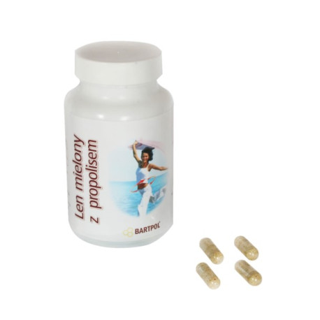 Bartpol Len Mielony Z Propolisem 60 Kapsułki