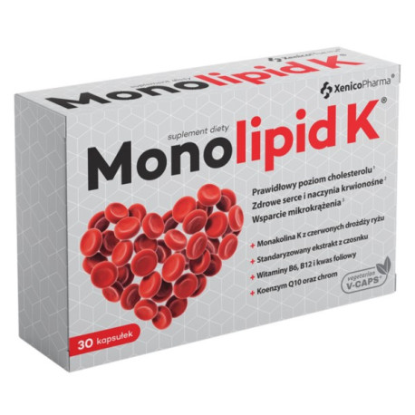 Xenicopharma Monolipid K 30 Kaps Czerwony Ryż