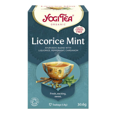 Herbata Yogi Tea Licorice Mint - Lukrecja z miętą (17x1,8g)