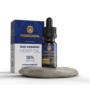 Surowy Olejek CBD 10% - naturalny olejek konopny RAW - Full Spectrum | 1000 mg