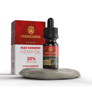 Certyfikowany Olejek CBD 20% - olej z konopi - Full Spectrum Olej CBD 20%