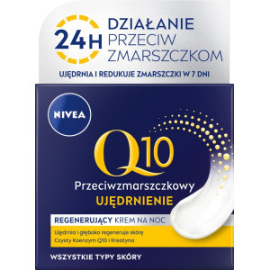 Nivea Q10 Power Krem przeciwzmarszczkowy+ ujędrnienie na noc  50ml