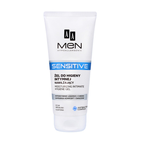AA Men Sensitive Żel do higieny intymnej nawilżający  200ml