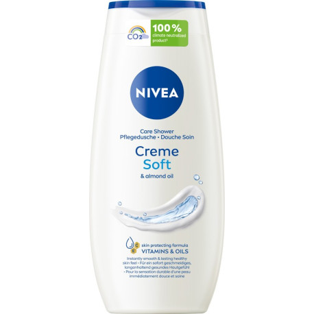 Nivea Cream Shower Kremowy żel pod prysznic z olejkiem migdałowym Creme Soft  250ml