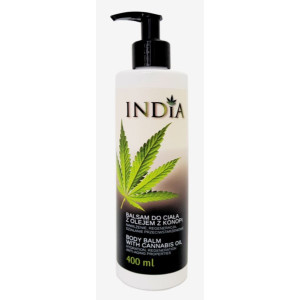India Balsam Do Ciała Z Olejem Z Konopi 400Ml