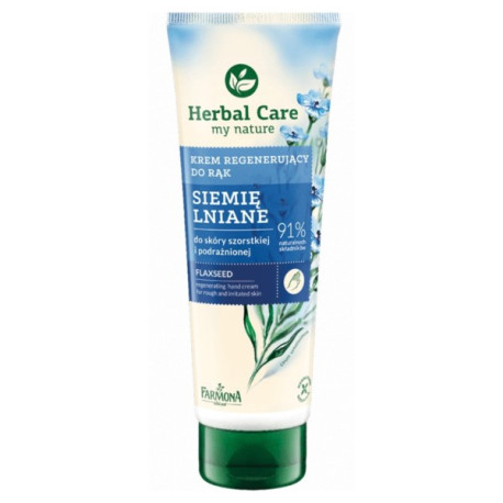 Herbal Care Krem do Rąk Siemię Lniane regenerujący