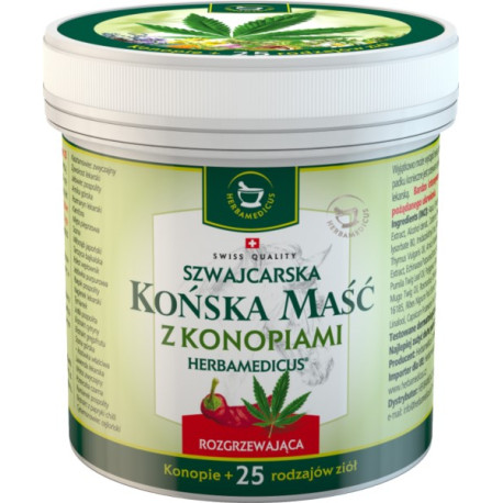 Herbamedicus Maść Z Konopiami Rozgrzewająca 250Ml