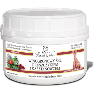 Farm-vix Żel Winogronowy z Ruszczykiem i kasz350g