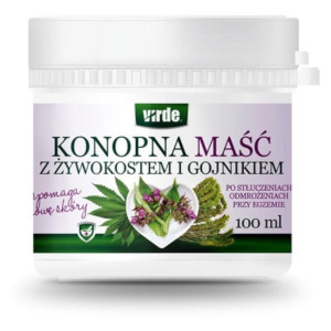 Virde Maść Konopna z Żywokostem i Gojnikiem 100 ml