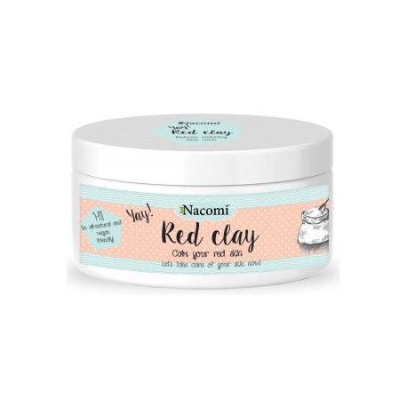 Nacomi Glinka Czerwona 100G Na Trądzik Różowaty