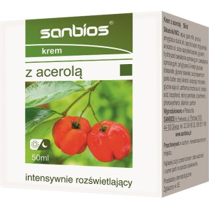 Sanbios Krem Z Acerolą 50 ml Nawilża i Ujędrnia