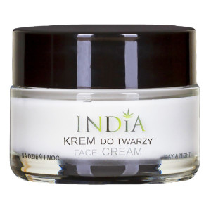 India Krem Do Twarzy Z Olejem Z Konopi dzień noc