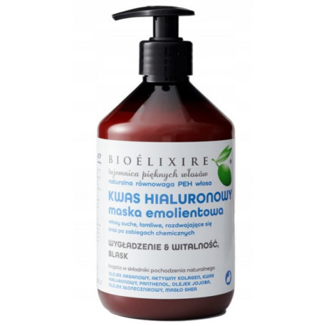 Bioelixire Maska Kwas Hialuronowy 500 ml