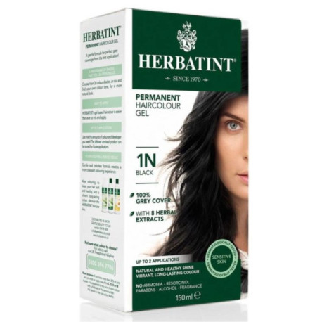Herbatint Farba w żelu 1N Czarny 150 ml