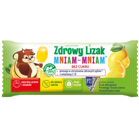 Starpharma Zdrowy Lizak Mniam Mnaim 6G Cytryna