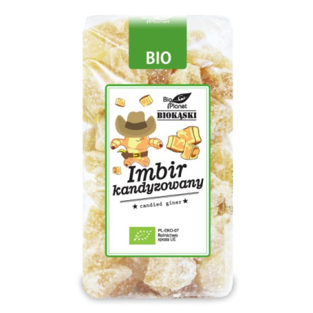 BIO PLANET Imbir kandyzowany BIO 400g