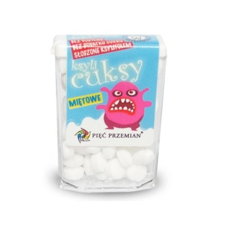 Pięć Przemian Cuksy miętowe z ksylitolem 13g