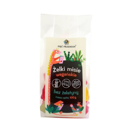 Pięć Przemian Żelki Misie wegańskie 100 g