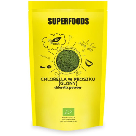 SUPERFOODS Chlorella w proszku BIO 200g BIO PLANET
