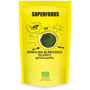 SUPERFOODS Spirulina w proszku BIO 200g BIO PLANET