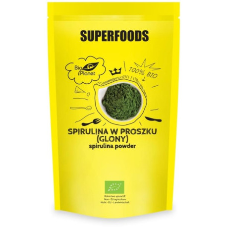 SUPERFOODS Spirulina w proszku BIO 200g BIO PLANET
