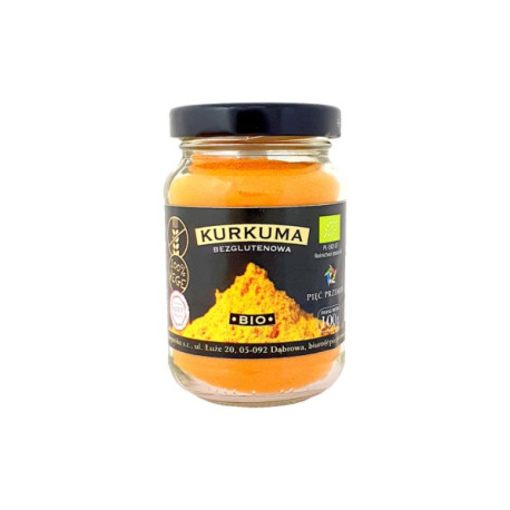 Pięć Przemian Kurkuma BIO 100 g bezglutenowa