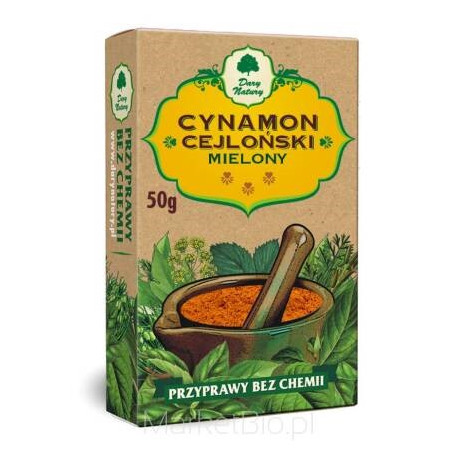 Dary Natury Cynamon Cejloński Mielony 50 G