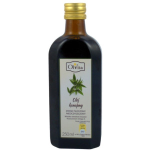 Olvita Olej Konopny Zimnotłoczony 250Ml