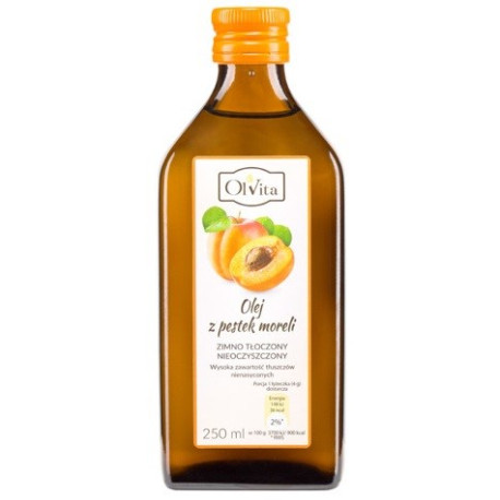 Olvita Olej Z Pestek Moreli Zimno Tłoczony 250Ml