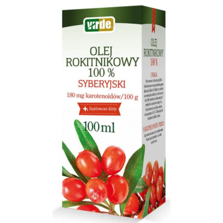 Virde Olej Rokitnikowy Syberyjski 100% 100 Ml
