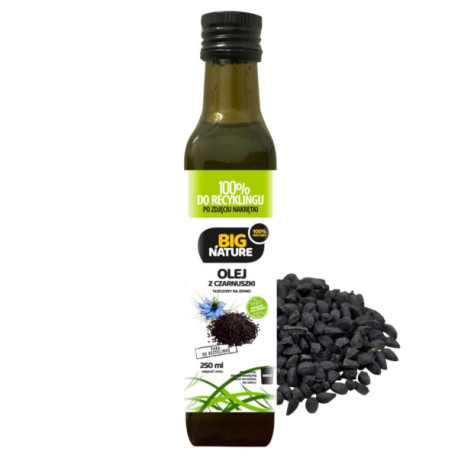 Big Nature Olej z czarnuszki 250 ml 100%