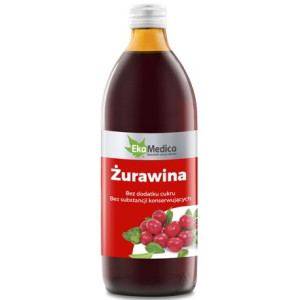 Ekamedica Żurawina 500Ml Sok 100%