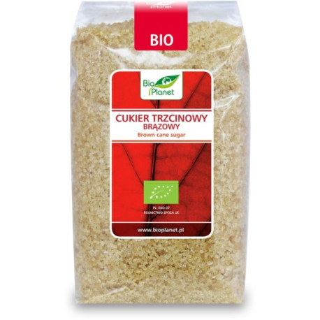 BIO PLANET Cukier trzcinowy brązowy BIO 500g