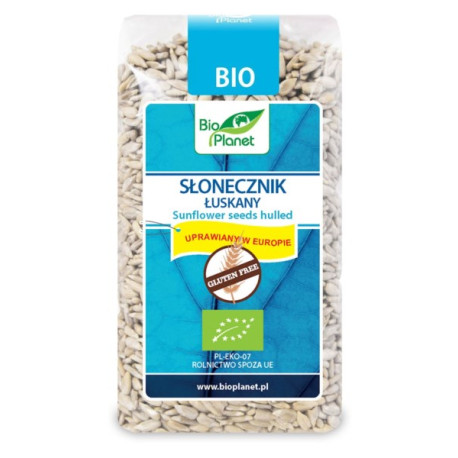 BIO PLANET Słonecznik łuskany bezglutenow BIO 350g