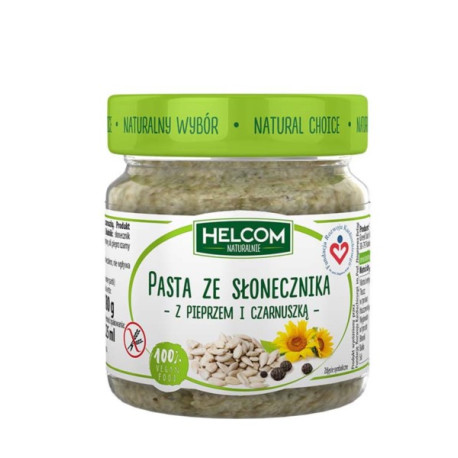 Helcom Pasta ze słonecznika i czarnuszką  180 g