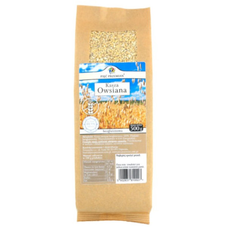 Pięć Przemian Kasza Owsiana 500 g bezglutenowa