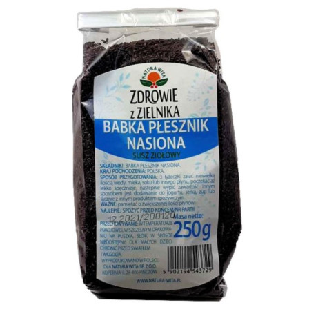 Natura Wita Babka Płesznik Nasiona 250G