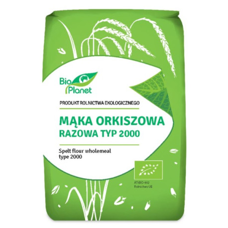 BIO PLANET Mąka orkiszowa razowa typ 2000 BIO 1kg