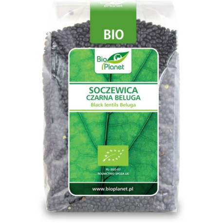 BIO PLANET Soczewica czarna beluga BIO 400g