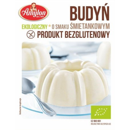AMYLON Budyń  Śmietankowy (Bezglutenowy) BIO 40 g