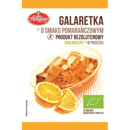 AMYLON Galaretka O Smaku Pomarańczowym BIO 40g